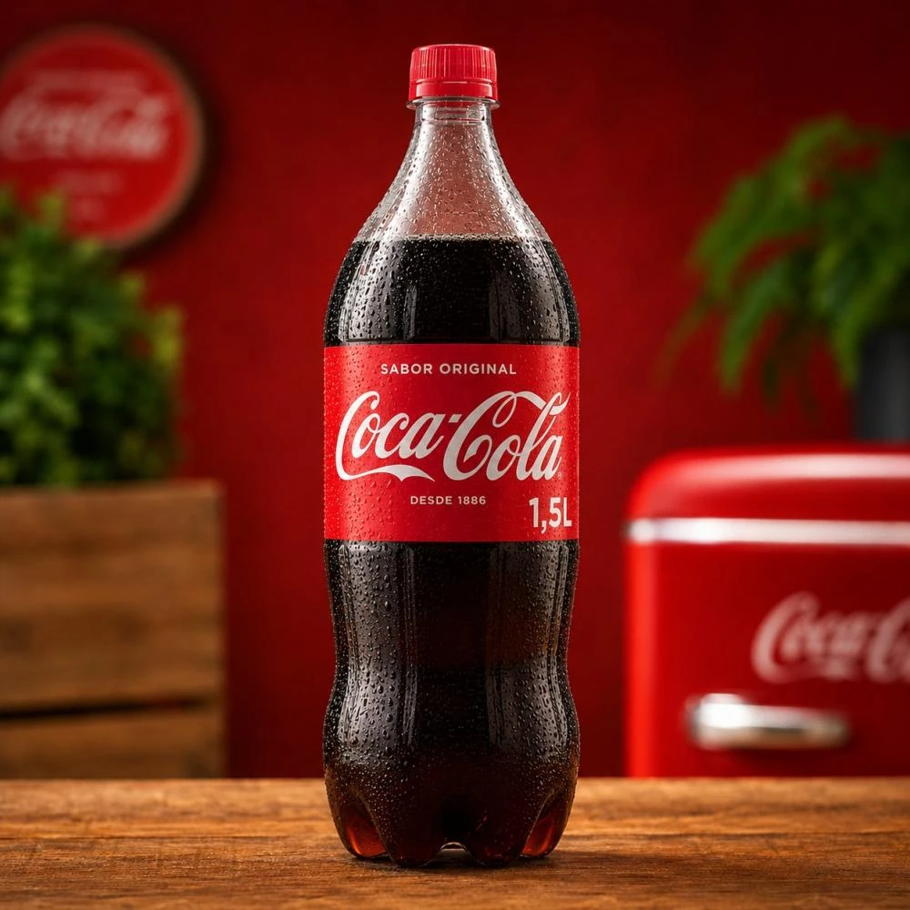 Garrafa de Coca-Cola 1,5L