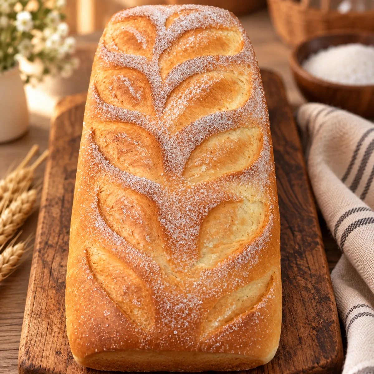 Pão caseiro doce